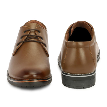 SWADESHI WORLD Leatherful Formal Lace-up Shoes for Men Full Grain Leather TPR Sole Party Shoes All Occassion Genuine Leather