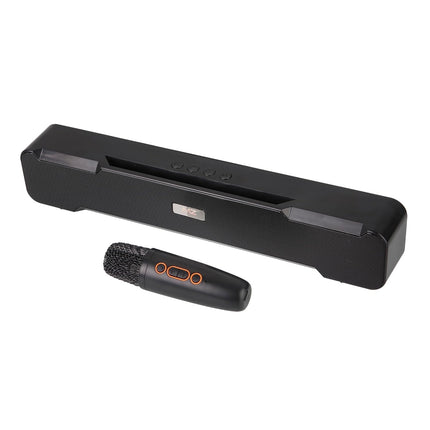 MZ M51 Portable Home T.V. Sound Bar Dynamic Sound with High Bass & Wireless MIC, 10W, 2400mAh Battery