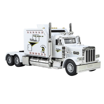 Swadeshi World Model Alloy black Chrome Truck With Flame Design Toys