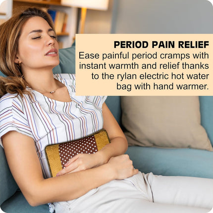 Hot Water Bag Care Heating Bag Gel For Pain Relief Heat Pad Electric For Pain Relief Electric Heating Pad For Back Pain Men & Women With Charging Cord