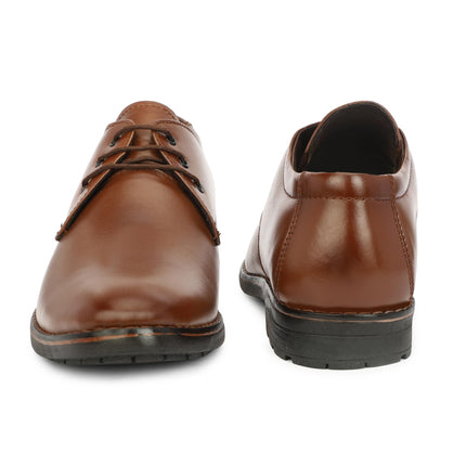 SWADESHI WORLD Leatherful Formal Lace-up Shoes for Men Full Grain Leather TPR Sole Party Shoes All Occassion Genuine Leather