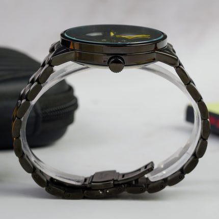 Men's Rolling Wheel Gift Wristwatch - Black