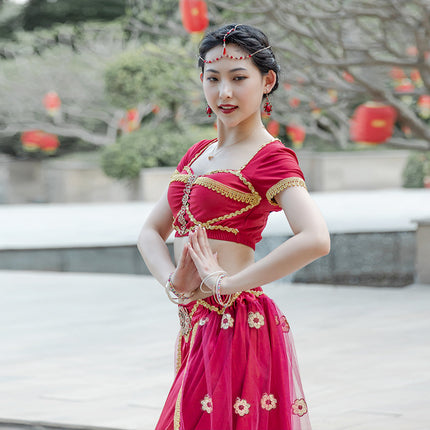 Swadeshi World Wide Leg Pants Performance Indian Dance Costume