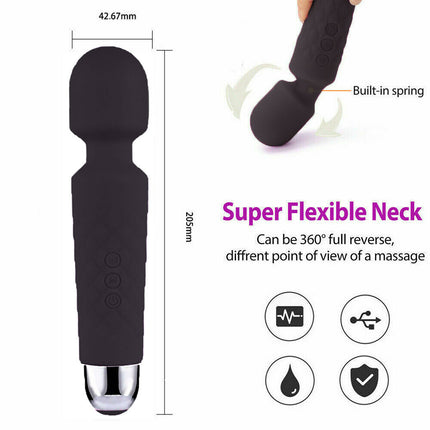 SWADESHI WORLD Magic Massage Wand 20/8 Speed Vibrating Full Body vibrator massager