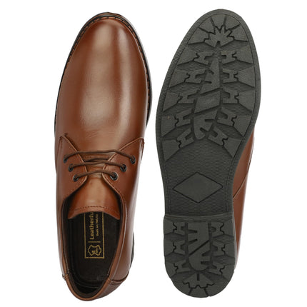 SWADESHI WORLD Leatherful Formal Lace-up Shoes for Men Full Grain Leather TPR Sole Party Shoes All Occassion Genuine Leather