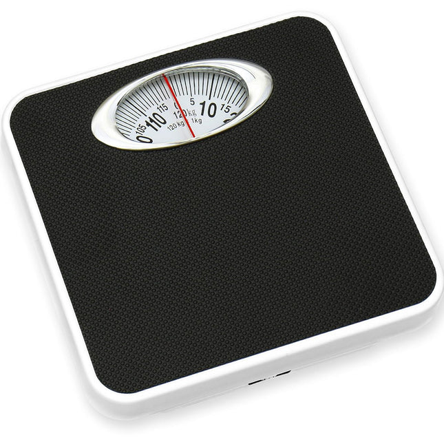 Swadeshi World Iron Analogue Mechanical  Weighing Scale - Black, Pack of 1, 120 Kg Capacity