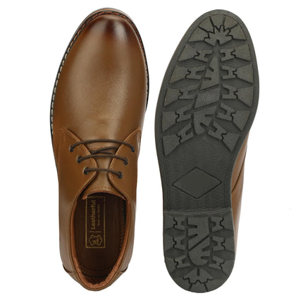 SWADESHI WORLD Leatherful Formal Lace-up Shoes for Men Full Grain Leather TPR Sole Party Shoes All Occassion Genuine Leather