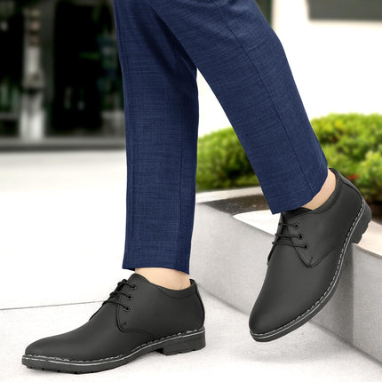 SWADESHI WORLD Leatherful Formal Lace-up Shoes for Men Full Grain Leather TPR Sole Party Shoes All Occassion Genuine Leather