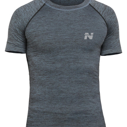 Swadeshi World Half Sleeve Compression T-Shirt Men's Athletic Sports Fitness Gym tshirts