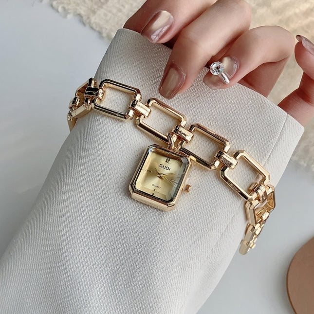 Women's  Pendant Bracelet Watch Ladies Square Watches