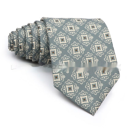 Business Executive Tie Polyester Men's Printed Workplace Stylish Tie