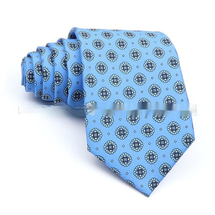 Business Executive Tie Polyester Men's Printed Workplace Stylish Tie