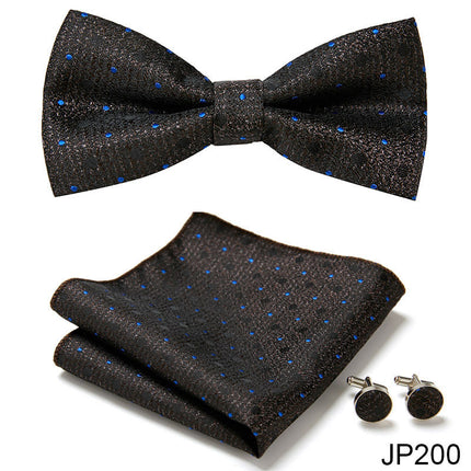 Swadehi World Men's Formal Suit British Korean Bow Tie