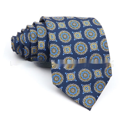 Business Executive Tie Polyester Men's Printed Workplace Stylish Tie