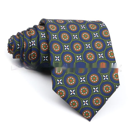 Business Executive Tie Polyester Men's Printed Workplace Stylish Tie