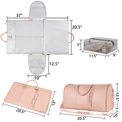 Swadeshi World Large Waterproof Travel Duffle Bag Women's Handbag Folding Suit Bag