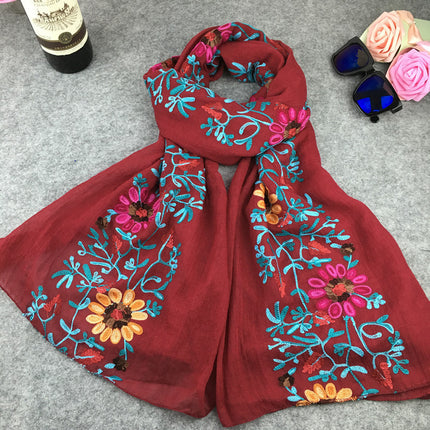 Swadeshi World Indian Nibor Cotton And Linen Scarfs