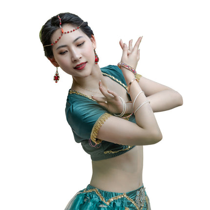 Swadeshi World Wide Leg Pants Performance Indian Dance Costume