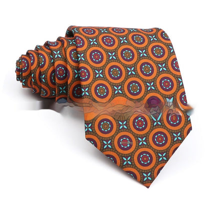 Business Executive Tie Polyester Men's Printed Workplace Stylish Tie