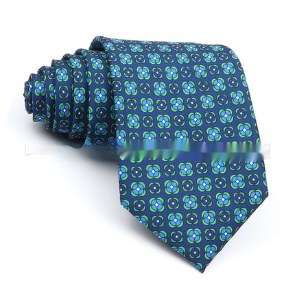 Business Executive Tie Polyester Men's Printed Workplace Stylish Tie