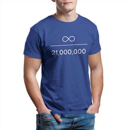 Swadeshi World Infinity Bitcoin Divided By Million Unique TShirt