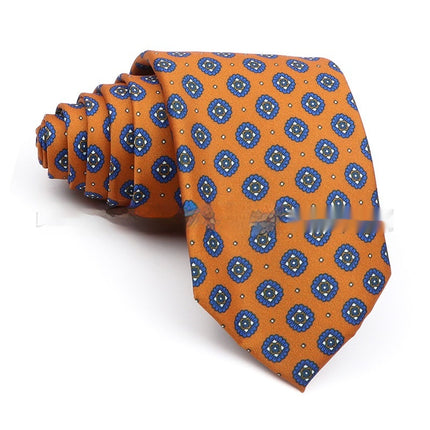 Business Executive Tie Polyester Men's Printed Workplace Stylish Tie