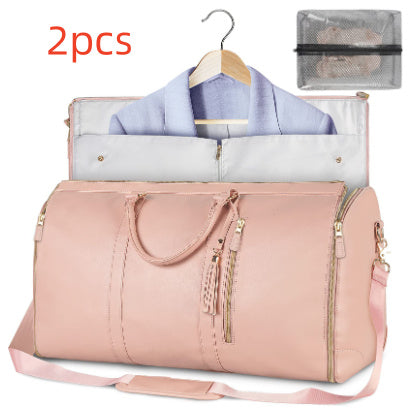 Swadeshi World Large Waterproof Travel Duffle Bag Women's Handbag Folding Suit Bag