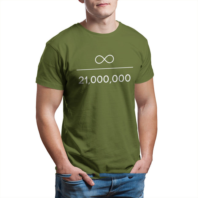 Swadeshi World Infinity Bitcoin Divided By Million Unique TShirt
