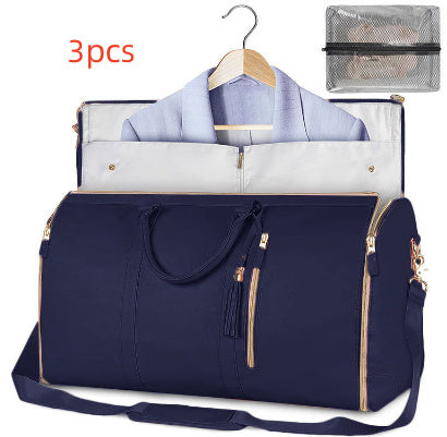 Swadeshi World Large Waterproof Travel Duffle Bag Women's Handbag Folding Suit Bag