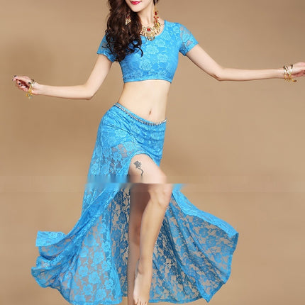 Swadeshi world Indian Dance Performance Costumes Lace Skirt Suit