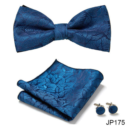 Swadehi World Men's Formal Suit British Korean Bow Tie