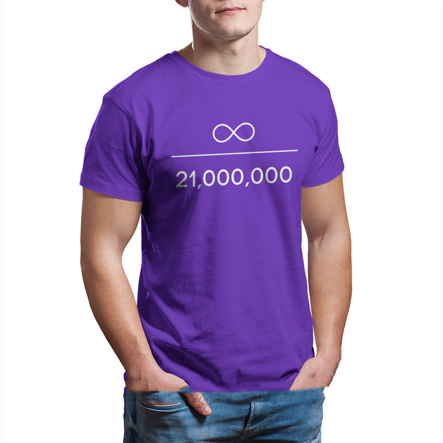 Swadeshi World Infinity Bitcoin Divided By Million Unique TShirt