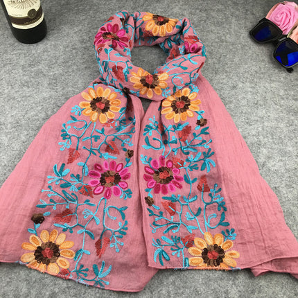 Swadeshi World Indian Nibor Cotton And Linen Scarfs