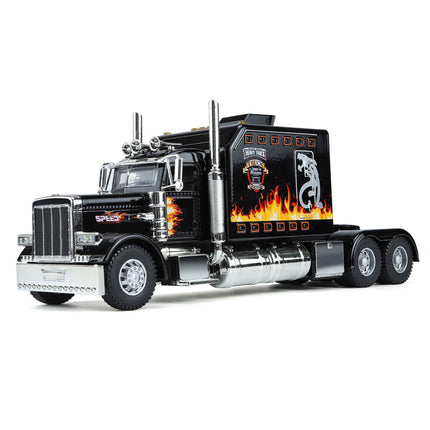 Swadeshi World Model Alloy black Chrome Truck With Flame Design Toys