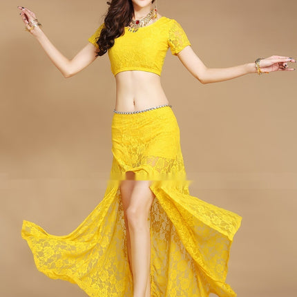 Swadeshi world Indian Dance Performance Costumes Lace Skirt Suit