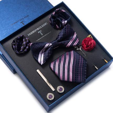 Swadeshi World Tie 8-piece Set Formal Suit Men