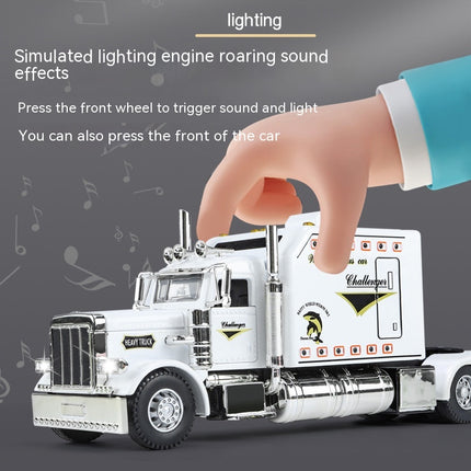 Swadeshi World Model Alloy black Chrome Truck With Flame Design Toys