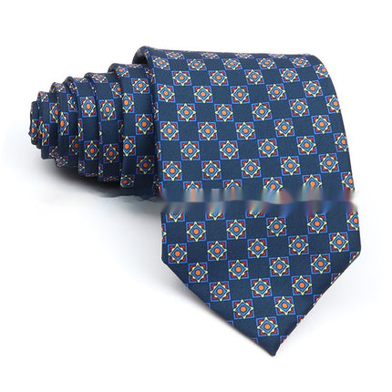 Business Executive Tie Polyester Men's Printed Workplace Stylish Tie