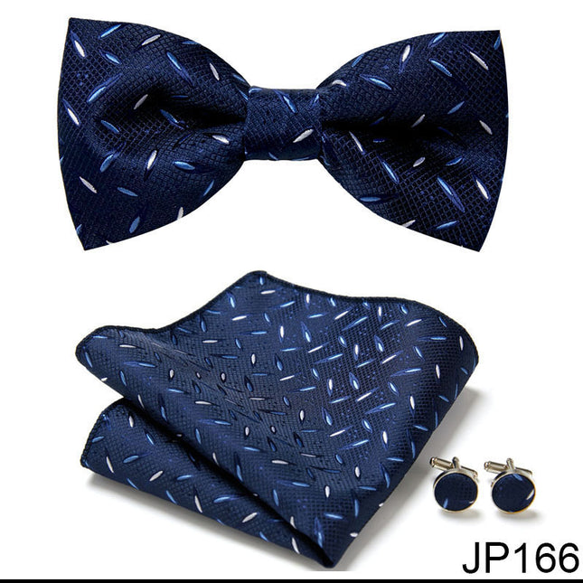 Swadehi World Men's Formal Suit British Korean Bow Tie