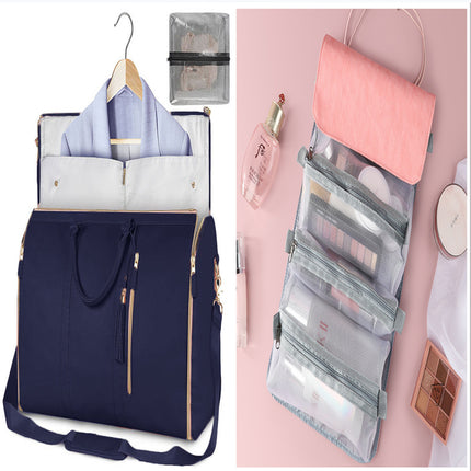 Swadeshi World Large Waterproof Travel Duffle Bag Women's Handbag Folding Suit Bag