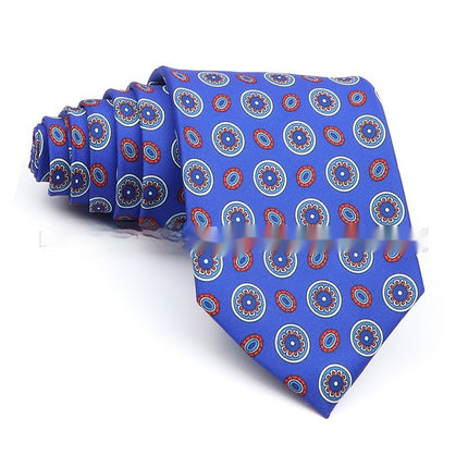 Business Executive Tie Polyester Men's Printed Workplace Stylish Tie