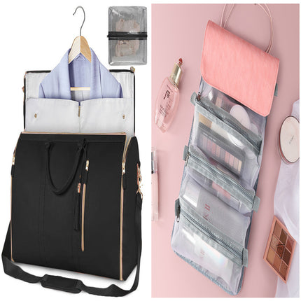 Swadeshi World Large Waterproof Travel Duffle Bag Women's Handbag Folding Suit Bag