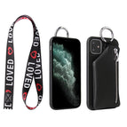 Black with lanyard / IPhone12