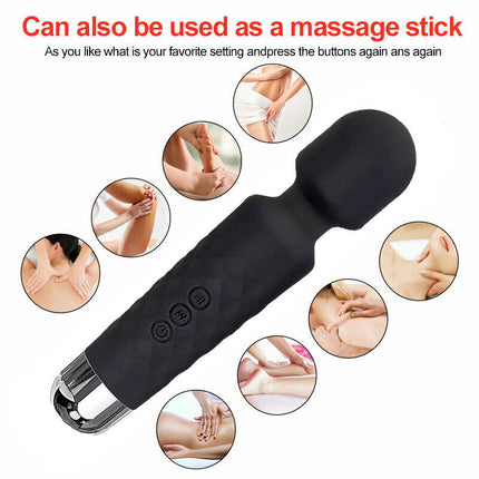 SWADESHI WORLD Magic Massage Wand 20/8 Speed Vibrating Full Body vibrator massager