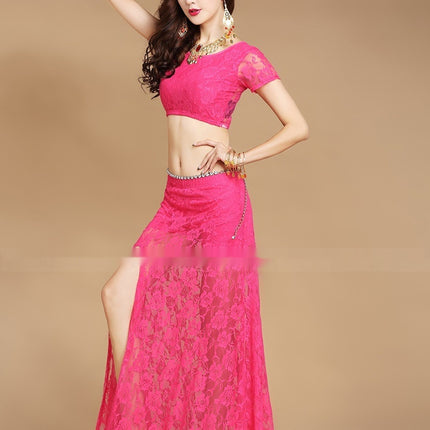 Swadeshi world Indian Dance Performance Costumes Lace Skirt Suit